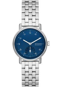 Skagen Damen Quarzuhr "KUPPEL LILLE", silber, Armbanduhren, Armbanduhr, Damenuhr, dezentrale Sekunde, Edelstahlarmband