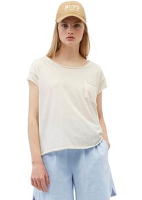 Marc O'Polo Damen Kurzarmshirt, weiß, casual, Gr. XL, MARC O'POLO DENIM, unifarben, Obermaterial: 100% Baumwolle, Shirts