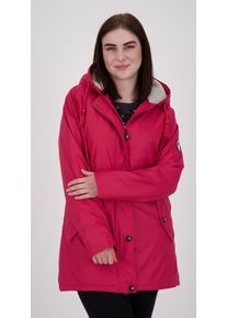 DEPROC Active Damen Regenmantel "ANKERGLUTTRAUM WOMEN", rot, casual, Gr. 38, Obermaterial: 100% Polyurethan; Futter: 100% Polyesteru201c, Mäntel,