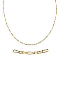 Firetti Damen Collierkettchen "Schmuck Geschenk Gold 333 oder 585 Figarokettengl. in mehreren Breiten", 45, Gelbgold 333, B: 2,6mm, gold, Gelbgold