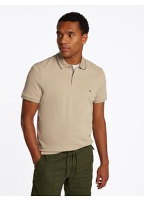 Tommy Hilfiger Herren Poloshirt "PLACKET INTEREST REG POLO", grün, Gr. XXXL, Jersey, Obermaterial: 96% Baumwolle, 4% Elasthan, Shirts