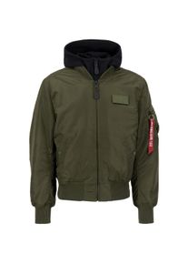 Herren Bomberjacke "Alpha Industries Men - Bomber Jackets MA-1 D-Tec", grün, Gr. XL, Alpha Industries, Obermaterial: 100% Nylon, Futter: 100% Nylon,