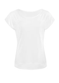 WINSHAPE Damen T-Shirt "BAMT002", weiß, Gr. XXL, 95% Viskose aus Bambus, 5% Elasthan, Shirts, Seidig weiches Bambusgewebe