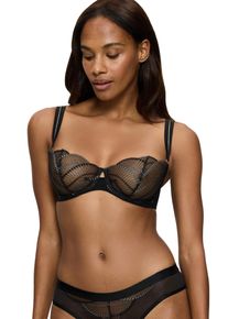 Triumph Damen Bügel-BH "Palina Sea Full of Stars WH", Gr. 80, schwarz, Microtouch, Spitze, Obermaterial: 51% Polyamid, 37% Polyester, 12% Elasthan,