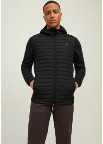 Jack & Jones JACK & JONES Herren Steppjacke "JJEMULTI QUILTED JACKET NOOS", schwarz, modisch, Gr. XS, unifarben, Web, Obermaterial: 100% Polyester, Jacken