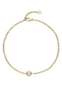 Jobo Damen Armband, Gelbgold 750-Diamanten, gelb, Gelbgold 750, Diamanten, Armbänder, 750 Gold mit Diamant