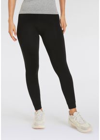 SARLINI Damen Thermoleggings, Gr. LXL, schwarz, Obermaterial: 90% Polyester, 10% Elasthan, unifarben, casual, Hosen, mit kuscheligem Innenfutter,