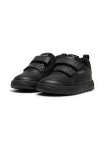 Puma Sneaker "COURTFLEX V3 V INF", Gr. 21, schwarz, Synthetik, unifarben, sportlich, Schuhe, für Kinder