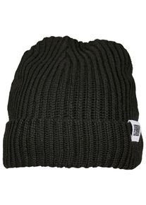 Urban Classics Damen Beanie "Urban Classics Unisex Recycled Yarn Fisherman Beanie", schwarz, Kunstfaser, Mützen