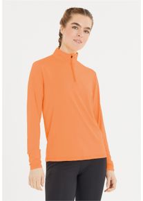Endurance Damen Strickpullover "Aileen", orange, sportlich, Gr. 36, unifarben, 90% Polyester, 10% Elasthan, Pullover, Aus schnelltrocknendem