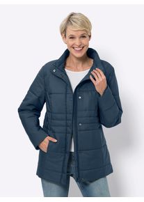 Classic Basics Damen Steppjacke, blau, Gr. 42, unifarben, 100% Polyester, Wattierung:100% Polyester, Jacken