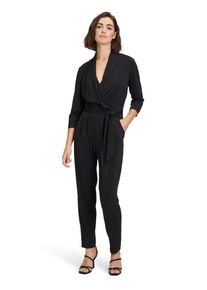 Betty Barclay Damen Overall "Betty Barclay Jumpsuit mit Eingrifftaschen", schwarz, feminin, Gr. 36, Jersey, Obermaterial: 94% Polyester, 6%