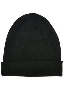 Urban Classics Damen Beanie "Urban Classics Unisex Recycled Basic Beanie", schwarz, Kunstfaser, Mützen