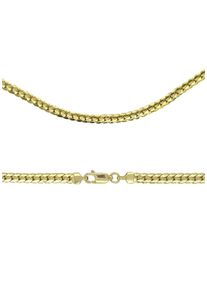 Firetti Damen Panzerkette "Schmuck Geschenk Gold 333 oder 585 Collierkette in mehreren Breiten", 50, Gelbgold 333, B: 3,8mm, gold, Gelbgold 333,