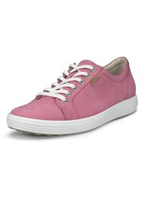 Ecco Damen Sneaker "SOFT 7 W", Gr. 36, rosa, Leder, sportlich, Schuhe, mit Label, Freizeitschuh, Halbschuh, Schnürschuh, schmale Form