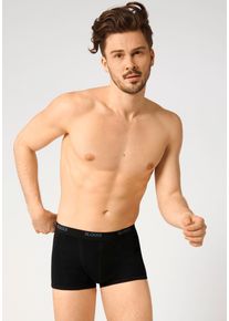 Sloggi Herren Boxer "men Basic Short 2P", Gr. 7, schwarz, Single Jersey, Obermaterial: 94% Baumwolle, 6% Elasthan, Unterhosen, perfekter Sitz