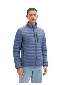 Tom Tailor Herren Steppjacke, blau, casual, Gr. S, Obermaterial: 100% Polyester. Futter: 100% Polyester, Jacken, mit Reißverschlusstaschen