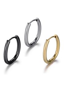 Firetti Damen Creolen-Set "Multipack Schmuck Geschenk Ohrschmuck Creolenset", Edelstahl, gelb, Edelstahl, Ohrringe