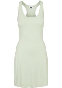 Urban Classics Damen Shirtkleid "Urban Classics Damen Ladies Modal Short Racer Back Dress", grün, klassisch, Gr. L, unifarben, 77% Modal, 23%