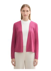 Tom Tailor Damen Cardigan, pink, casual, Gr. XXL, Feinstrick, Obermaterial: 66% Viskose, 34% Polyester, Strickjacken, nach vorne hin offen und ohne