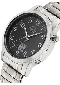 Damen Funkuhr, silber, Armbanduhren