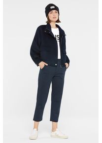 Damen Kurzjacke, blau, casual, Gr. XS, SENSES.THE LABEL, unifarben, Material: 47, 7% Wolle, 43, 0% Polyester, 4, 8% Polyamid, 3, 3% Viskose, 1, 2%