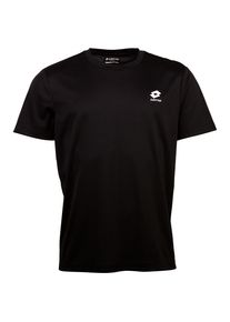 Lotto Herren Rundhalsshirt, schwarz, sportlich, Gr. M, unifarben, 100% Polyester, Shirts, - atmungsaktiv und schnelltrocknend