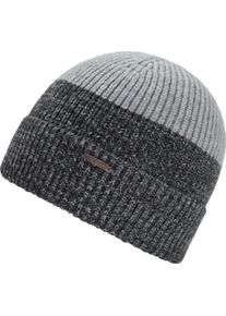 Chillouts Damen Beanie "Felix Hat", grau, modisch,klassisch, unifarben, meliert, mehrfarbig, Rippstrick, Strick, Baumwollmischung, Mützen, in