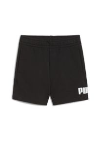 Puma Kinder Sporthose "ESS No. 1 Logo Shorts Jungen", schwarz, Gr. 122, unifarben, Obermaterial: 68% Baumwolle, 32% Polyester; Tasche u2013 Oben: