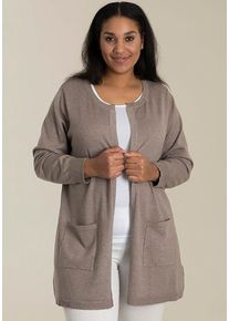 SANDGAARD Damen Cardigan "Helsinki", beige, casual, Gr. 38, unifarben, Feinstrick, Obermaterial: 82% Viskose, 15% Nylon, 3% Elasthan, Strickjacken,