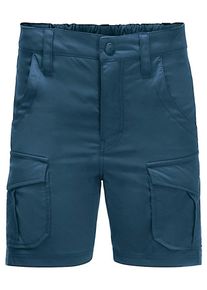 Jack Wolfskin Kinder Cargoshorts "TREASURE HUNTER SHORTS KIDS", blau, Gr. 116, OBERSTOFF 95% POLYAMID, 5% ELASTHAN FUTTER 100% POLYESTER, Hosen