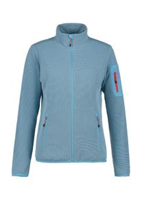 Icepeak Damen Fleecejacke "D STRICKFLEECEJACKE BOWERSVILLE", blau, sportlich, Gr. XXXL, Fleece, Obermaterial: 100% Polyester, Jacken, mit Markenlabel