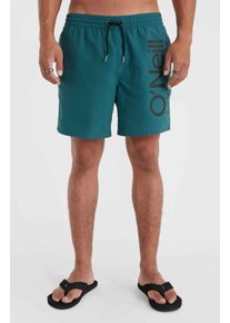 O`Neill O'NEILL Herren Badepants "ORIGINAL CALI 16'' SWIM SHORTS", grün, sportlich, Gr. S, Microfaser, Obermaterial: 100% Polyester, Badehosen, mit Kordel