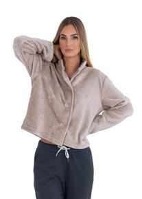 WEWO-Fashion Damenbademantel WEWO FASHION, L:61cm in Gr. 38, grau, Wellsoft-Microfaser, Hausmäntel, "6603", unübertroffen kuschelig