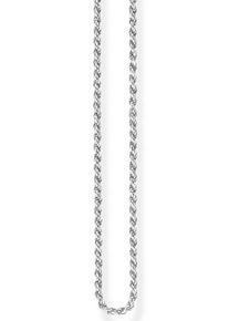 Thomas Sabo Damen Collierkettchen "Kordelkettengliederung, 1,0 mm breit, KE1348", 50, Silber 925 (Sterlingsilber), silber, Silber 925