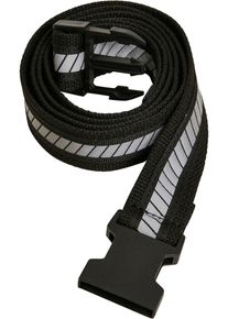 Urban Classics Damen Hüftgürtel "Urban Classics Unisex Reflective Belt", silber, Gr. L, 100% Polyester, Gürtel