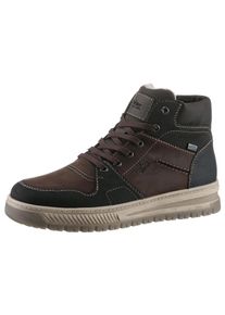 Rieker Herren Winterboots, Gr. 42, braun, Leder, Lederimitat, Textil, sportlich, Schuhe, Sneaker, Schnürboots - 150 Jahre Rieker Jubiläumsartikel