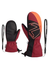 Ziener Kinder Fäustlinge "LAVALINO AS AW MITTEN", rot, Gr. 7,5, Kunstfaser, Handschuhe