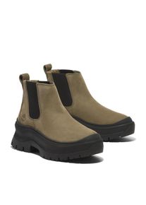 Timberland Damen Chelseaboots "ROXIE LANEMID CHELSEA BOOT", Gr. 39,5, grün, Leder, sportlich, Schuhe, Stiefelette, Winterschuhe, Ankle Boots