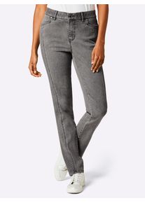 Damen Bequeme Jeans, blau, Gr. 20, CREATION L PREMIUM, unifarben, 45% Baumwolle, 22% Lyocell, 21% Polyester, 10% Viskose, 2% Elasthan, Jeans