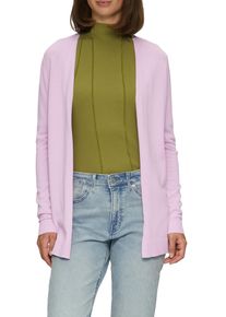 s.Oliver Damen Strickjacke, lila, casual, Gr. 34, unifarben, Feinstrick, Obermaterial: 50% Baumwolle, 50% Viskose, Strickjacken, Feinstrick ohne