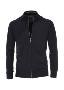 Casamoda Herren Strickjacke "Casamoda Strickjacke uni", blau, Gr. L, 100% Baumwolle, Strickjacken