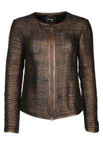 Maze Damen Lederjacke "Sarah", braun, Gr. S, 100% Leder, Lamm / Futter: 100% Polyester, Jacken