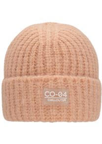 Chillouts Damen Strickmütze "Alice Hat", orange, modisch,casual, unifarben, Grobstrick, Strick, Kunstfaser, Mützen, mit weichem Material