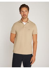 Tommy Hilfiger Herren Poloshirt "1985 SLIM POLO", grün, Basic, Gr. XXL, Piquu00e9, Obermaterial: 96% Baumwolle, 4% Elasthan, Shirts, hochwertige