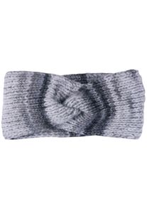 Damen Stirnband, grau, casual,feminin, Capelli New York, mehrfarbig, gemustert, Strick, Materialmix, Mützen, mit Wollanteil