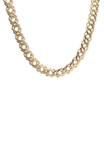 Firetti Damen Panzerkette "Schmuck Geschenk Metall Halsschmuck Halskette 8,6 mm breit", 50, Metall, L: 50cm B: 8,6mm, gold, Metall, B:8,6mm,
