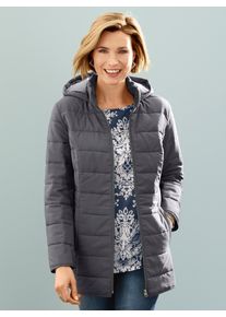 Classic Basics Damen Steppjacke, grau, Gr. 42, unifarben, 100% Polyester, Jacken