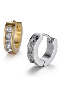 Firetti Damen Creolen-Set "Multipack Schmuck Geschenk Ohrschmuck Creolenset", Edelstahl, gelb, Edelstahl, Ohrringe, mit Zirkonia (synth.)