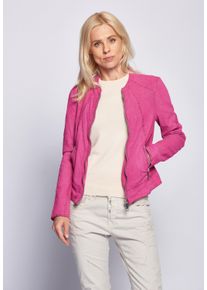Maze Damen Lederjacke "Mabel", pink, Gr. XL, Obermaterial: 100% Leder, Lammnappa / Futter: 100% Polyester / Ärmelfutter: 100% Polyester, Jacken